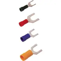 Elpress Isoleret gaffelkabelsko A4653G, 4-6mm², M5 - (100 stk.)