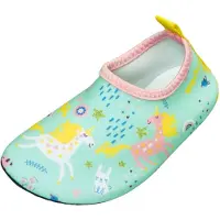 Playshoes Strand-/badesko 'Einhorn' blå / gul / mint / hvid