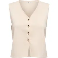 JDY Strikvest 'JDYAstra' lysebeige