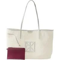 Calvin Klein Shopper bær / hvid