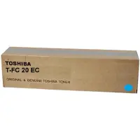 Toshiba T-FC 20 EC Tonerkassette Cyan 6AJ00000064 Modsvarer: N/A