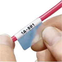 Panduit S100X225VAC, Vinyl, Hvid, 125 stk