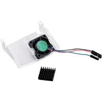 Raspberry Pi RB-Case-Fan Aktiv blæser Passer til: Pi Hvid