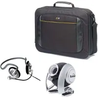 Case Logic Attache 15,4, webcam og headset