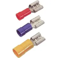 Elpress Isoleret spademuffe A1507FLS, 0,5-1,5mm², 6,3x0,8 - (100 stk.)