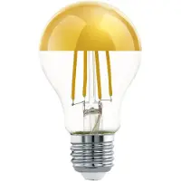 Eglo LED pære A60 Standard Topforsejlet 7,3W/827 806 lumen klar/guld E27