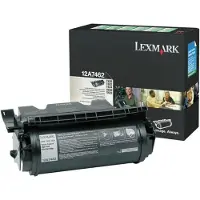 Lexmark Tonerkassette sort 21.000 sider RETURN 12A7462 Modsvarer: N/A