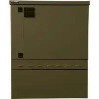 TRIARCA A/S TRIARCA Kabelskab KSEØ 303609 4 leder skinnesystem 630A. Skab HxBxD: 700x792x198mm Stål IP34D grøn