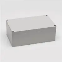 Bernstein monteringskasse i ABS-plast. Med patenteret snap-lukke lågskruer i rustfrit stål. PUR-pakning. IP65.