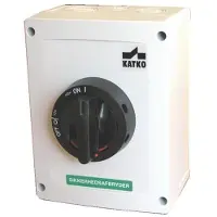 Katko Sikkerhedsafbryder 63A 4P EMC 2xM32 Grå
