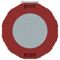 Amphenol CEE forlængerled 5 polet 63A 415V IP67 6H