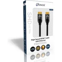 Sinox SHD HDMI-kabel 4K60Hz+E. 5m. Sort