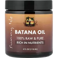 Sunny Isle Jamaican Black Castor Oil , 100% Rå & Rein Batana Oil, 4 fl oz (118 ml)