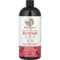 MaryRuth's , Flydende Morgen Multi, Rasbær, 32 fl oz (946 ml)