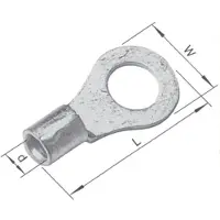 Elpress Uisoleret ringkabelsko B1543R, 0,75-1,5mm2, M4 - (100 stk.)