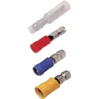 Elpress Isol. rund forlængerstik A2505HA, 1,5-2,5mm2, Blå - (100 stk.)
