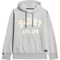 Superdry Superdrytil mænd. M2014115A Vintage Athletic grå sweatshirt (L), Casual, Bomuld