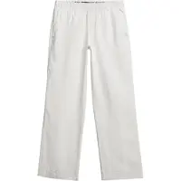 Superdry Superdrytil kvinder. W7011182A Hørbukser med hvid løbegang (44), Casual, Linned