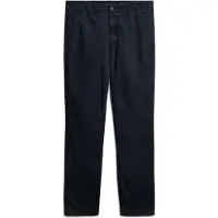 Superdry Superdrytil mænd. M7011135A International navy chino-bukser (29/32), Casual, Bomuld, Blå