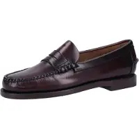 Sebago Sebagotil kvinder. 7001530 Klassiske Dan-loafers i læder, bordeauxbrune (38), Fast, 1-3 cm, Ingen, Casual, Party, Burgund