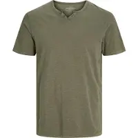 Jack & Jones Bluser & t-shirts 'ESPLIT' khaki