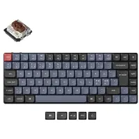 Keychron K3 Pro QMK/VIA Wireless - Gateron Low Profile Brown - Gaming Tastatur - Uden Numpad - Nordisk - Sort