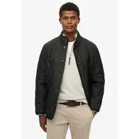 Superdry Superdrytil mænd. M5012225A Quiltet Estate-jakke sort (XXL), Casual, Polyester