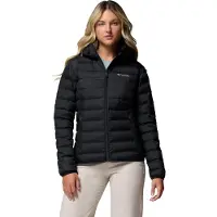 Columbia - Dunjakker ski dame - Lake 22 II Down Hooded Jacket Black til UnisexUld - Størrelse M - Sort