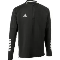 Select Træningstrøje Monaco v24 Half Zip - Sort/Hvid, størrelse Medium