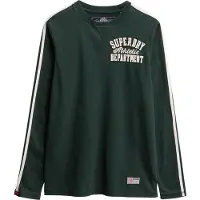 Superdry Bluser & t-shirts 'ATHLETIC' gran / hvid