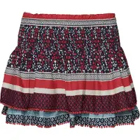 Superdry Superdrytil kvinder. W7210264A Step-mininederdel med vintage-lilla logo (L), Casual, Viscose