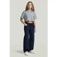 G-Star Girls Boxy Cropped Tee - Light blue - girls