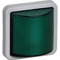 LAURITZ KNUDSEN Opus74 Industri Ledlampe 230V grøn IP44 mørkegrå