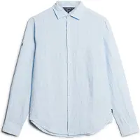 Superdry Studios Casual Linen Skjorte Med Lange ærmer