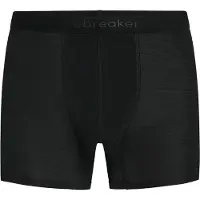 Icebreaker - Vandretøj - M Merino Blend 125 ZoneKnit Boxers Black til UnisexUld - Størrelse XL - Sort