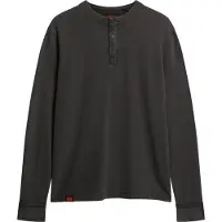 Superdry Vintage Textured Grandad T-shirt Med Lange ærmer