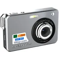 Mtp Products X800 2.8 HD-digitalkamera med videooptagelse, 16x zoom - sølv