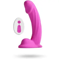 nsnovelties Colours Curve Vibrating Dildo Pink 16,4 cm
