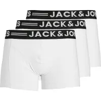 Jack & Jones Boksershorts 'Sense' sort / hvid