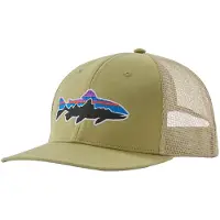 Patagonia - Vandretøj - Fitz Roy Trout Trucker Hat Gumtree Green til UnisexBomuld - Grøn