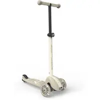 Scoot & Ride Highway Kick 3S - LED - Ash - - OneSize - Løbehjul