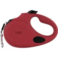 TUG Oval 360° indtrækkelig rulleline med dispenser - L - 5 M - Rød