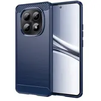 Mtp Products Xiaomi Poco M8/Redmi Note 15 5G Børstet TPU Cover - Karbonfiber - blå