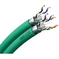 Schneider Electric Actassi skærmet datakabel Cat 6A F/UTP CL-C 2x4P 500MHz 500M Dca grøn, separationsklasse C - (500 meter)