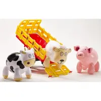 Falk Toys Trailer med 3 dyr