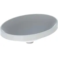 Geberit variform vask t/indb. oval 55x40 hvid kt