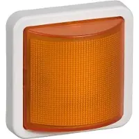 LAURITZ KNUDSEN Opus74 Ledlampe 230V gul IP44 lysegrå