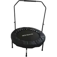 MCU-Sport Fitness / Mini Trampolin 122 cm m/N-Håndtag