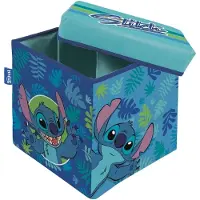 Arditex Disney Stitch Skammel med opbevaring (Sammenklappelig )