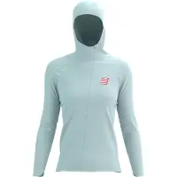 Compressport - Trail running tøj dame - Hurricane Waterproof 10/10 Jacket W Grey Dawn til Unisex - Størrelse L - Grå